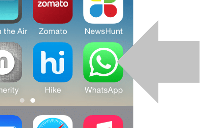 abre la aplicación de whatsapp
