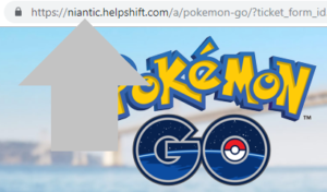 acceder a la pagina de soporte tecnico de pokemon go