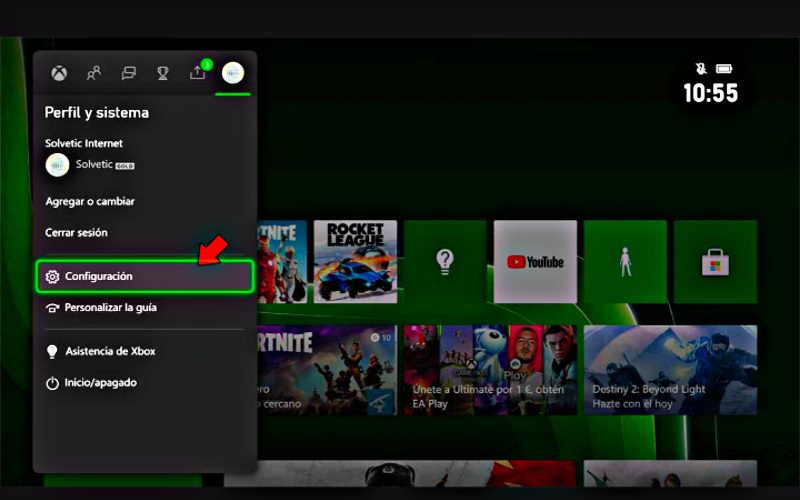 eliminar cuenta Xbox One